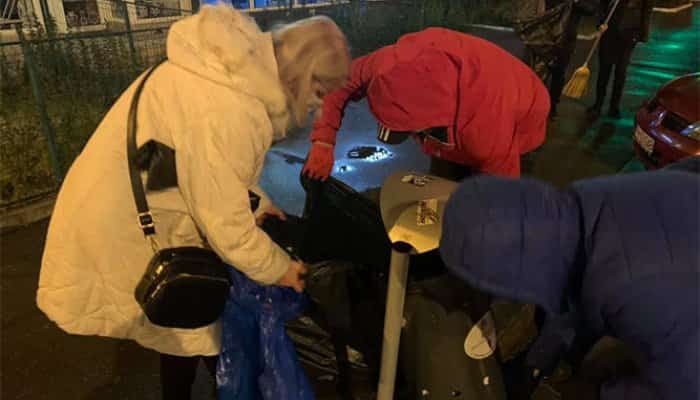 FOTO și VIDEO – Peste 200 de voluntari – ploieșteni, artiști, sportivi, angajați ai Primăriei – au măturat, azi-noapte, străzile orașului