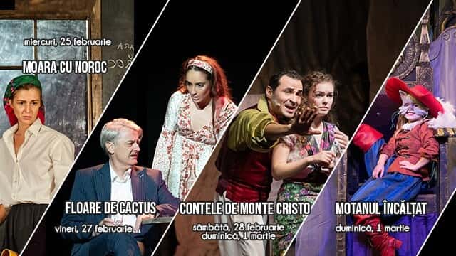 Spectacolele Teatrului „Toma Caragiu”, în perioada 23 februarie – 1 martie