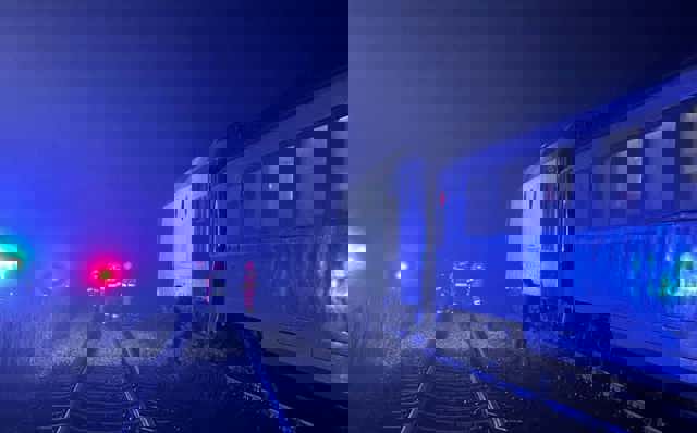 Incendiu într-un tren cu 200 de pasageri, în apropiere de Vaslui