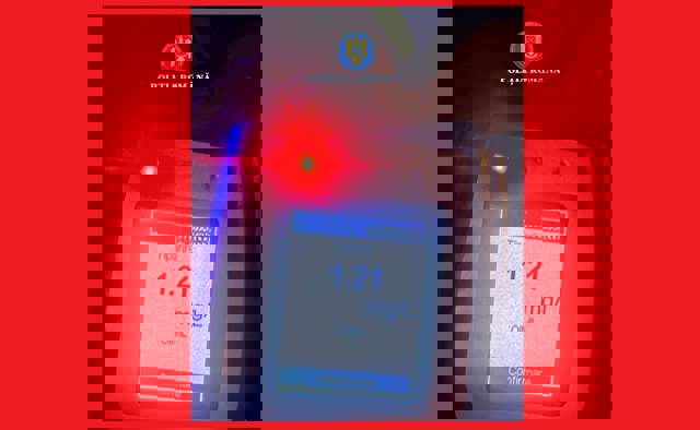 Bărbat beat implicat într-un accident rutier