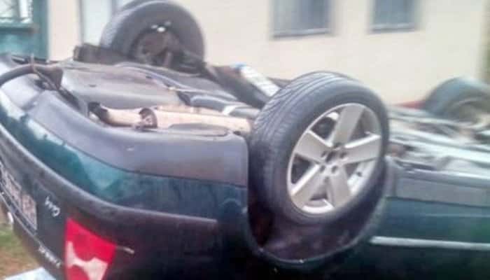 Accidentul produs duminică dimineață, la Paralela 45, provocat de un adolescent de 16 ani, beat și fără permis