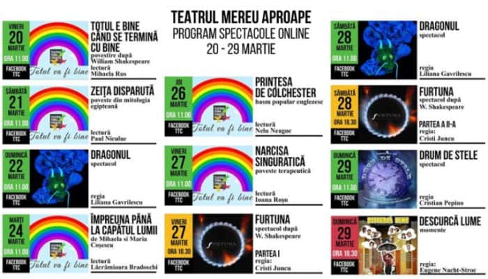Spectacole online la Teatrul &quot;Toma Caragiu&quot; Ploieşti. Vezi programul!