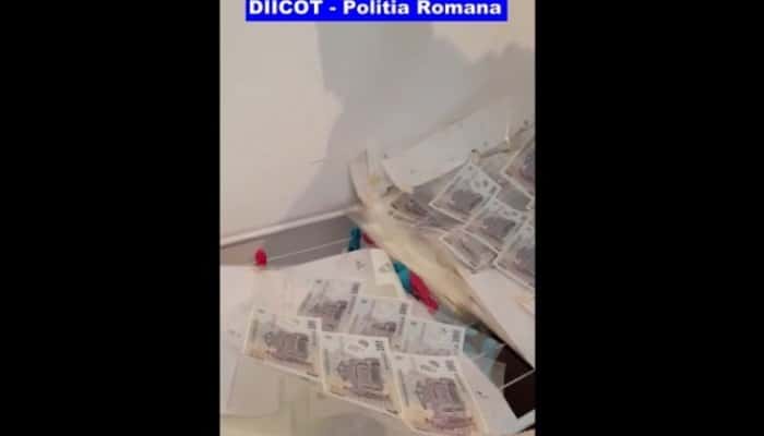 VIDEO | Cum a fost plasat în piață &quot;SUPER-LEUL&quot;. Cel mai mare falsificator de bancnote de plastic din lume, prins după perchezițiile din București și Bușteni, a fost reținut 