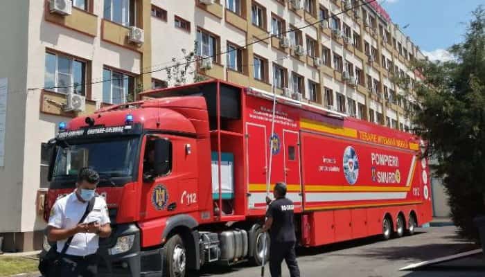 CORONAVIRUS | Unitate mobilă de Terapie Intensivă adusă la Spitalul Județean din Ploiești, după ce Prahova a anunțat că a rămas fără ventilatoare pentru pacienții cu Covid