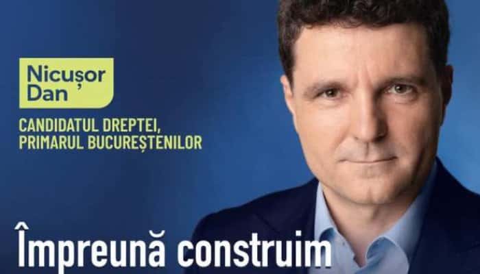 BEC a respins cererea de înregistrare a însemnelor electorale pentru candidatul dreptei la Primăria Capitalei, Nicușor Dan