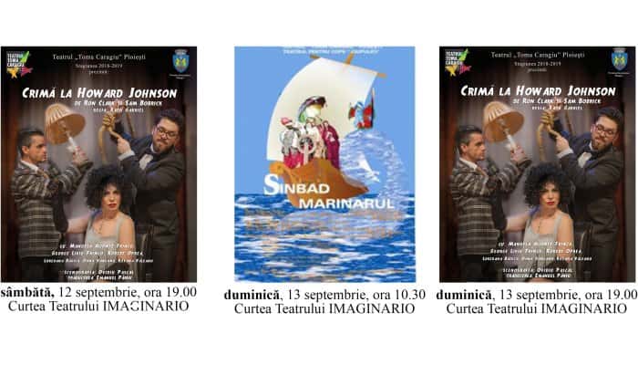 Teatrul Toma Caragiu din Ploiești | Spectacole în aer liber: „Crimă la Howard Johnson” și „Sinbad Marinarul”