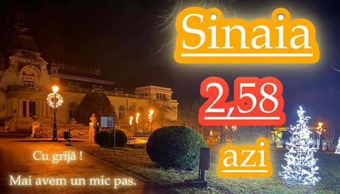 Sinaia se pregătește să scape de restricțiile impuse în contextul pandemiei