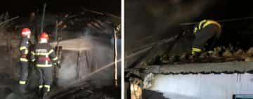 Un pompier aflat în timpul liber a intervenit pentru stingerea unui incendiu