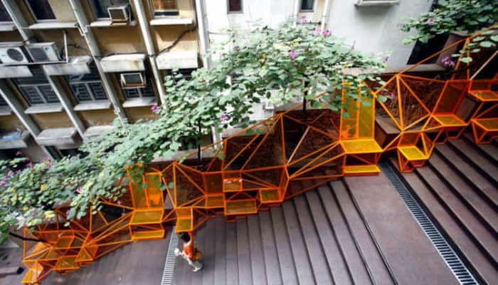 Mobilier urban multifuncţional, care aduce spaţiile verzi în mijlocul betoanelor din oraşe