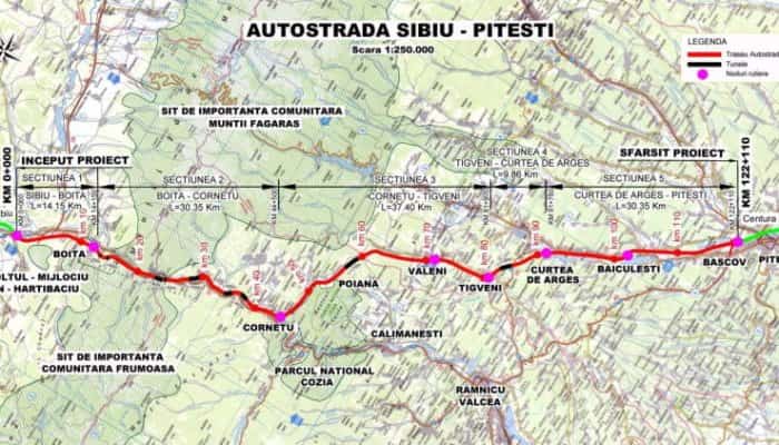 Veşti bune la final de an despre autostrada Sibiu - Piteşti