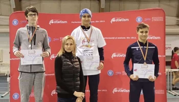 Mihai Militaru a devenit vicecampion național U16 la 200 metri plat