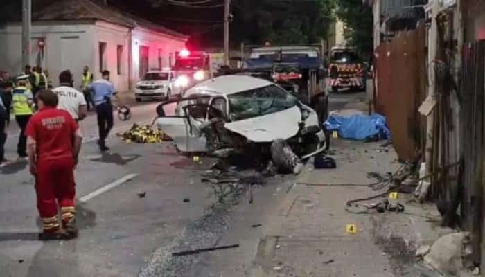 Şoferiţa care a ucis 4 muncitori avea 148 km/h la intrarea în curbă