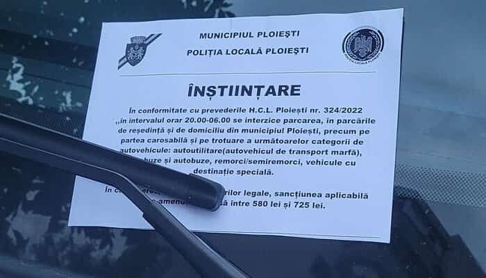 înștiințate dube și remorci