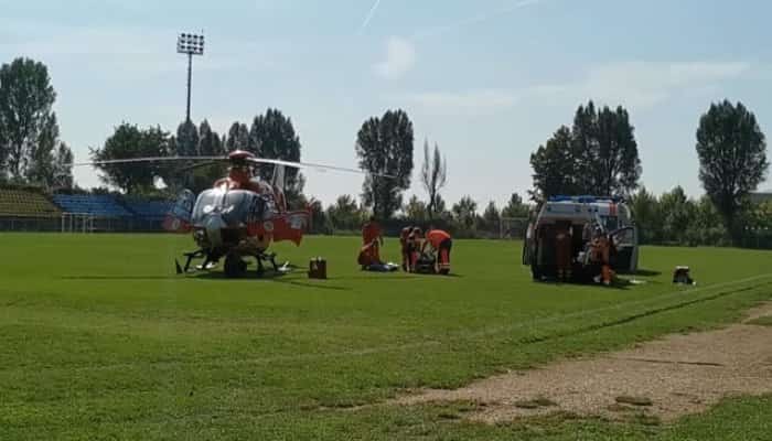 VIDEO Copil de 2 ani preluat în stare gravă de elicopterul SMURD, în urma unui accident produs la Odobești