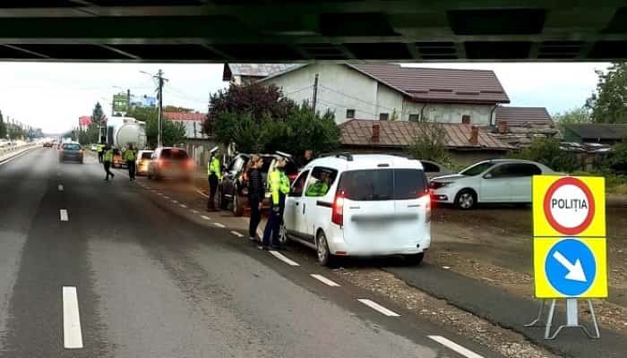 BLITZ. Polițiștii de la Rutieră acționează pe DN1, în zona Bărcănești