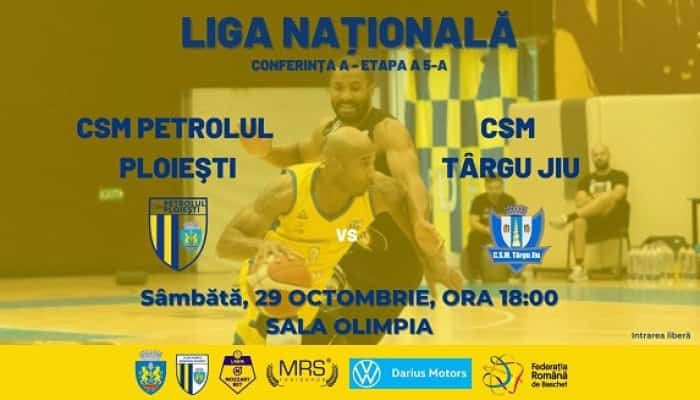 Favoriți în sala proprie. CSM Petrolul– CSM Târgu Jiu Sâmbătă ora 18.00