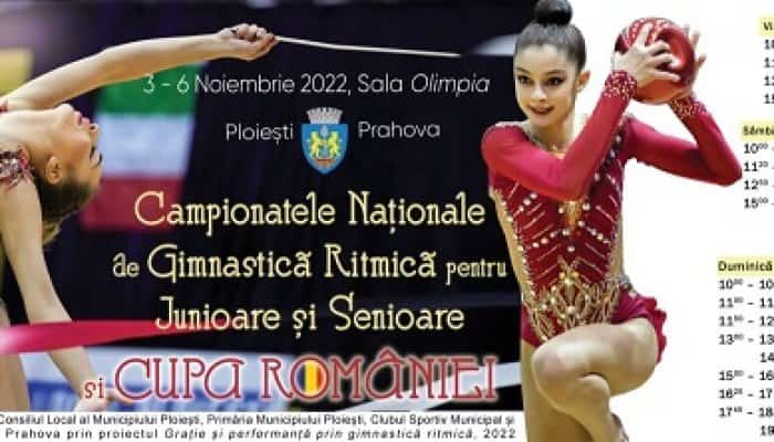 Gimnastica ritmică se reunește la Ploiești. Grație la Sala Olimpia