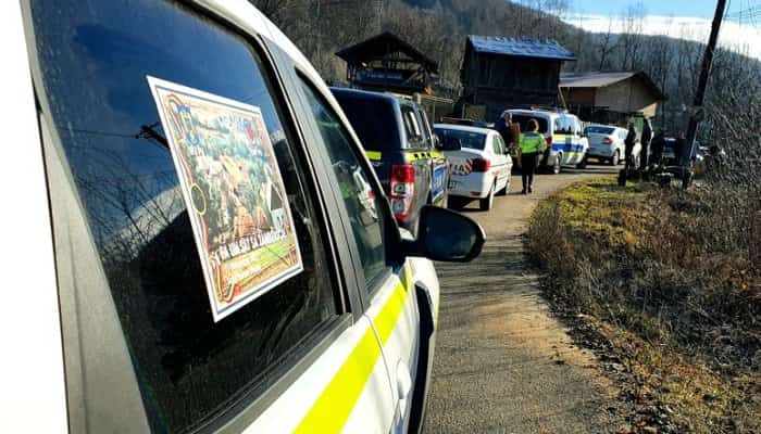 politisti campanie crăciun