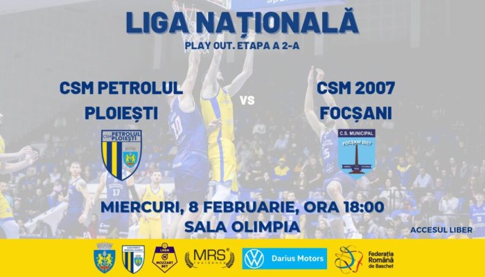 Start în play-out. CSM Focșani, primul adversar