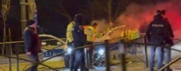 Maşină de Poliţie implicată într-un accident, după o urmărire pe străzile din Bucureşti