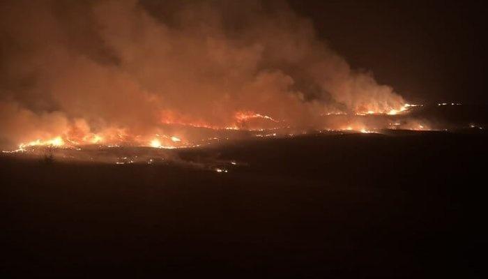 incendiu vegetație jugureni mizil