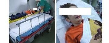 Apel pentru copilul lovit de două mașini, pe str. Cameliei. Mama băiatului are nevoie de ajutor pentru îngrijirile medicale