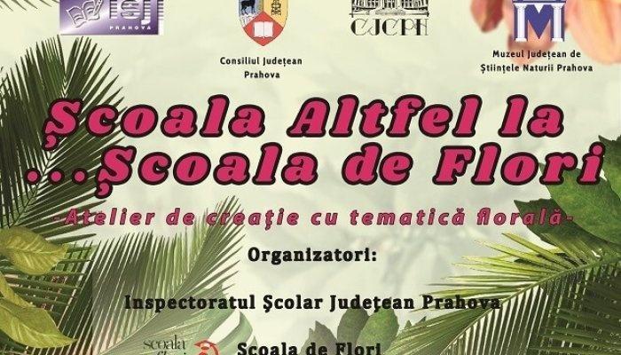 „Școala Altfel la… Școala de Flori”. Evenimentul are loc sâmbătă, la Palatul Culturii