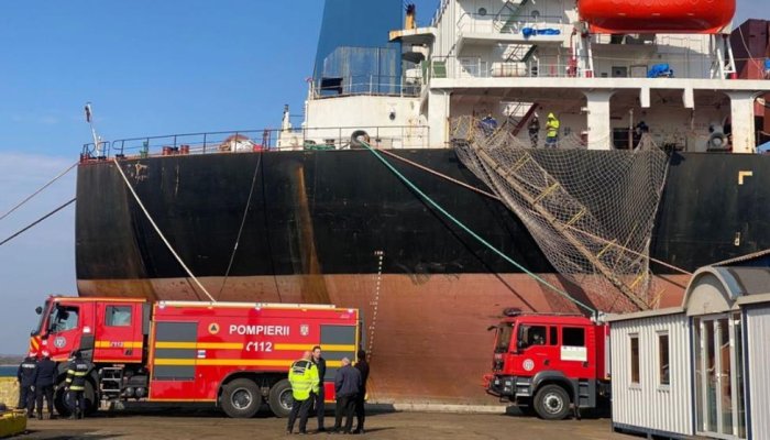 Autoritatea Navală Română: Au fost demarate cercetări privind cauzele exploziei din Şantierul Naval Midia