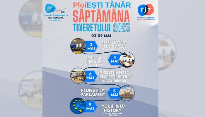 PLOIESTI CAPITALA TINERETULUI | Evenimente inedite, pregătite în această săptămână în Ploieşti