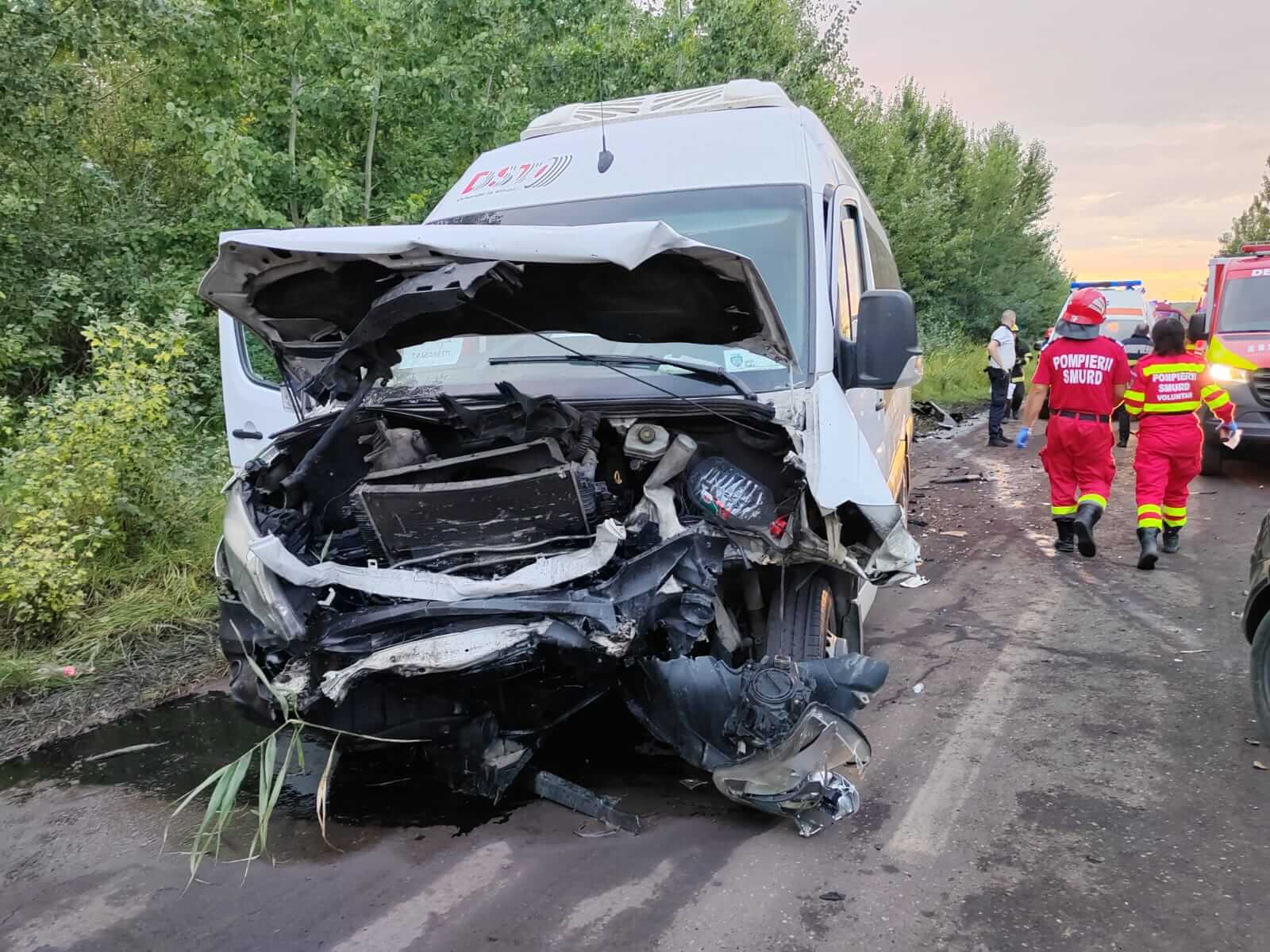 accident plan rosu valea calugareasca