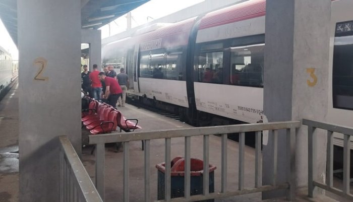 incendiu tren gara de vest ploiești