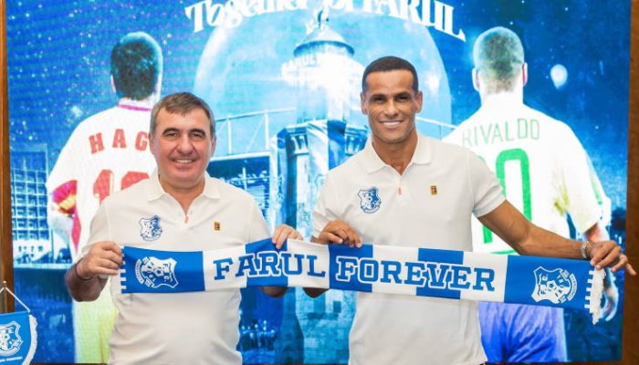 Campionul mondial Rivaldo a devenit acționar la Farul Constanța