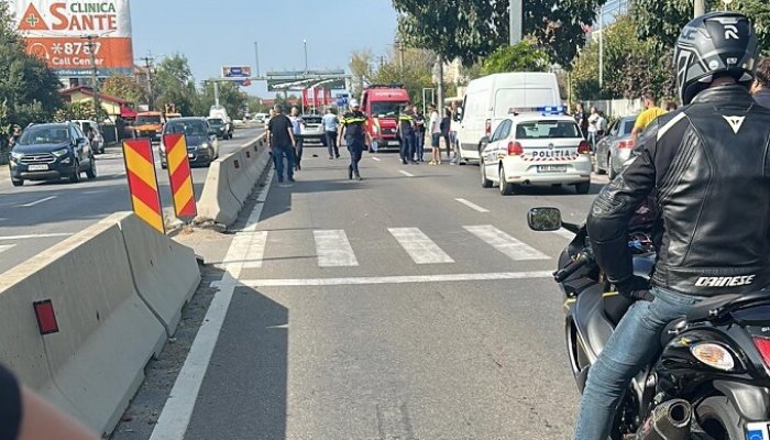 Accident cu victimă, pe DN1, în apropierea sensului giratoriu de la Bărcănești