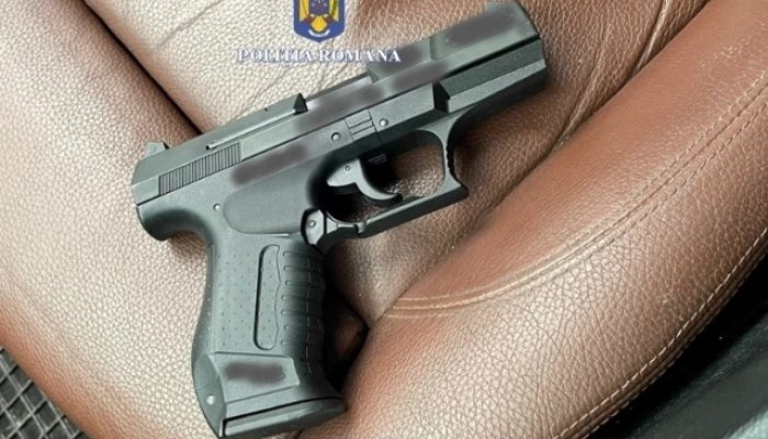 șofer amenințat pistol