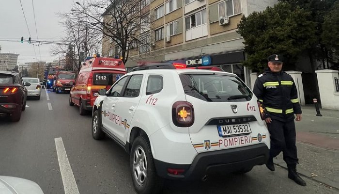 incendiu cec bank ploiesti