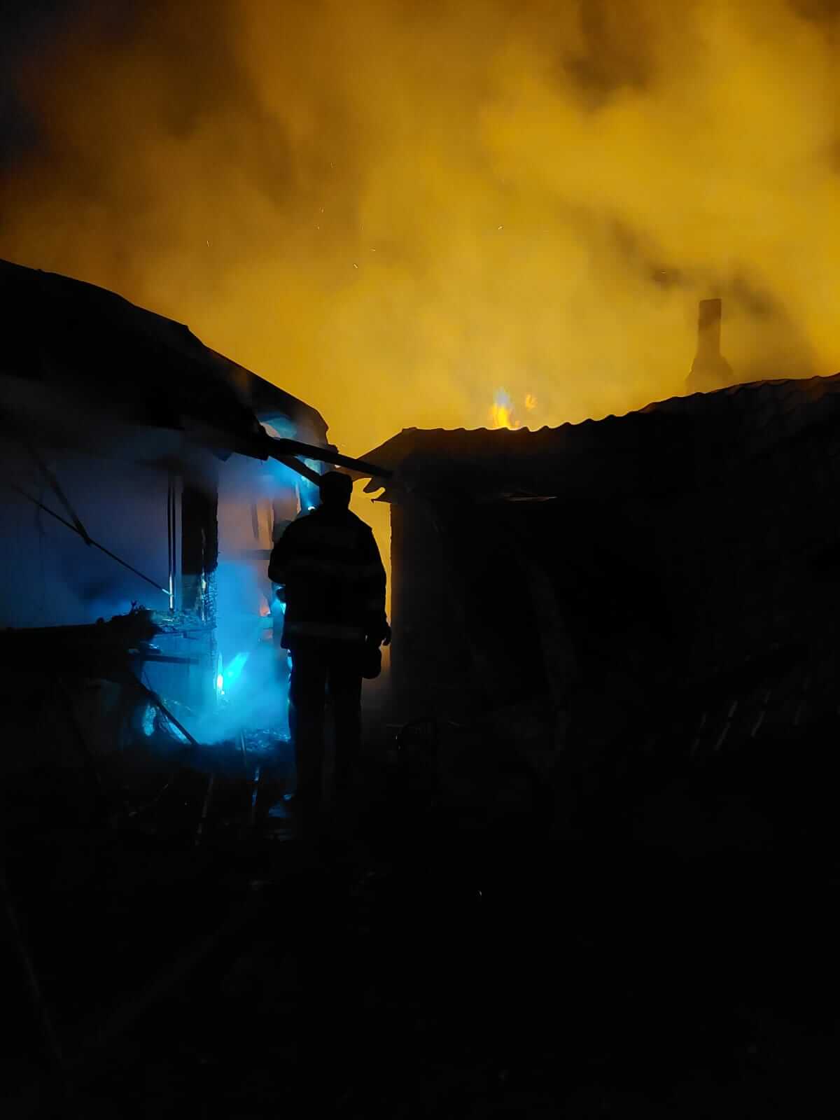 incendiu coș de fum pagube salcia