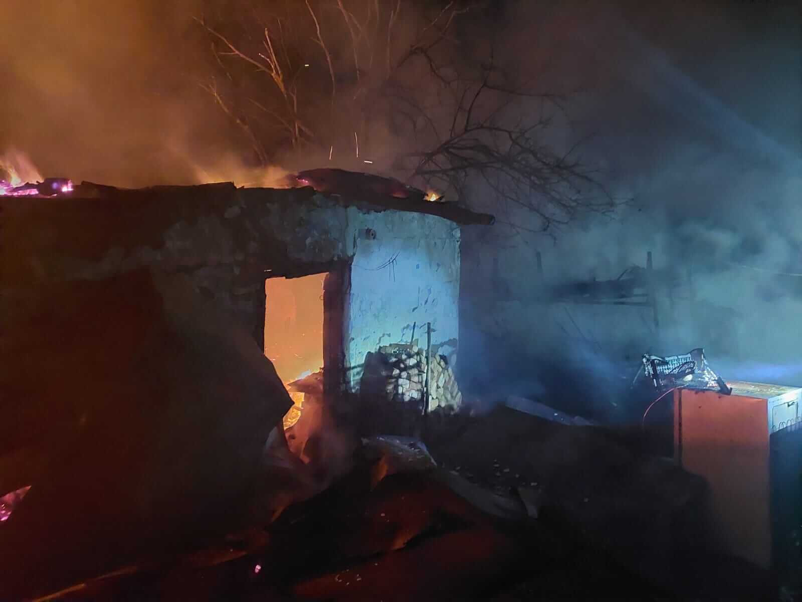 incendiu coș de fum pagube salcia