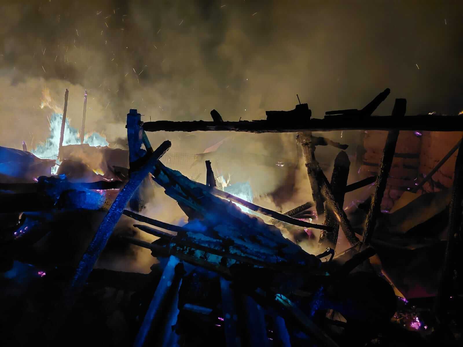 incendiu coș de fum pagube salcia