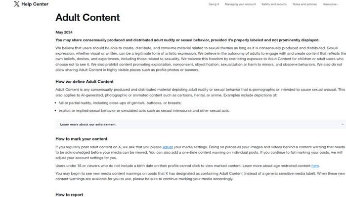 conținut pentru adult rețeaua x