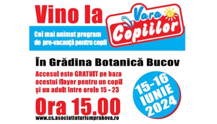 vara copiilor gradinta botanica