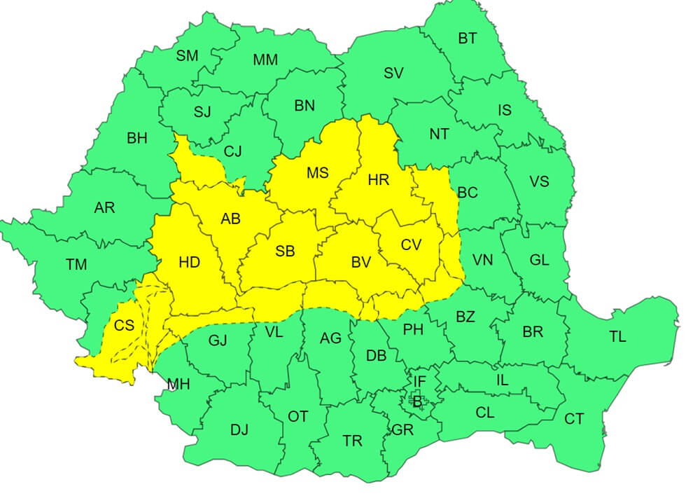alertă furtuni caniculă