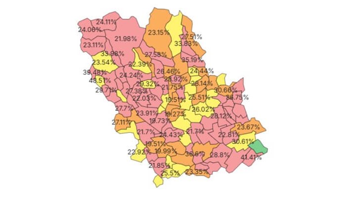 parlamentare voturi pe localitati