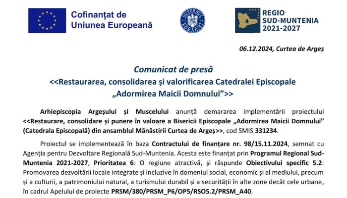 Comunicat 