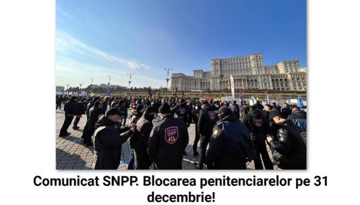 protest polițiștii din penitenciare