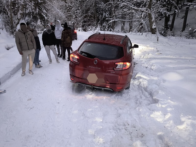mașini înzăpezite alternativă dn1