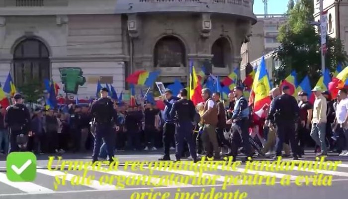 protest aur recomandari jandarmi