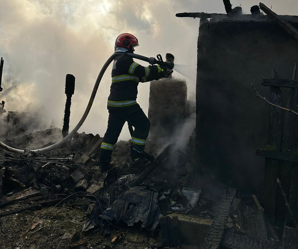 incendiu râfov pagube