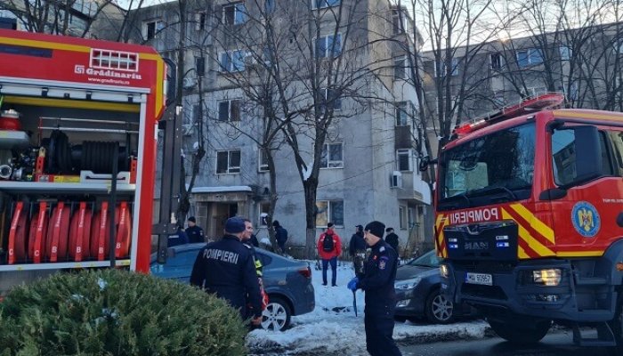incendiu apartament