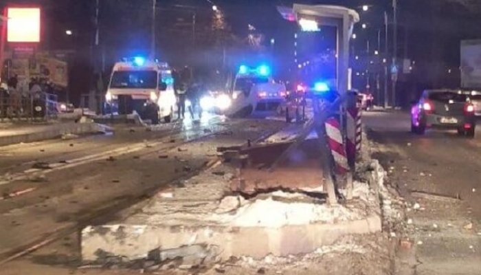autoturism răsturnat șoseaua vestului