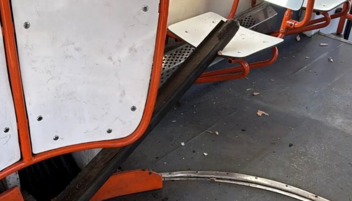 șină tramvai